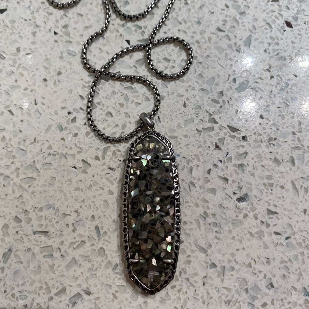 COPY - Kendra Scott Layden Pendant Necklace Silver